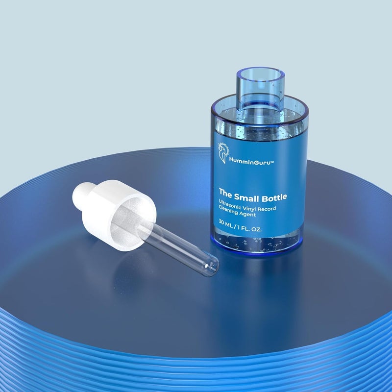 HumminGuru The Small Bottle Ultrasonic Vinyl Record Cleaning Agent, Highly Improves Ultrasonic Record Cleaning Machine Effectiveness and Drying Time, Anti-Static LP Cleaning Solution Without Alcohol - Image 3